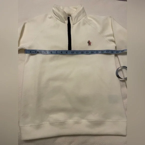 NWOT Moncler Grenoble Logo-patch zip-up Sweatshirt Size 14y - Picture 8 of 8